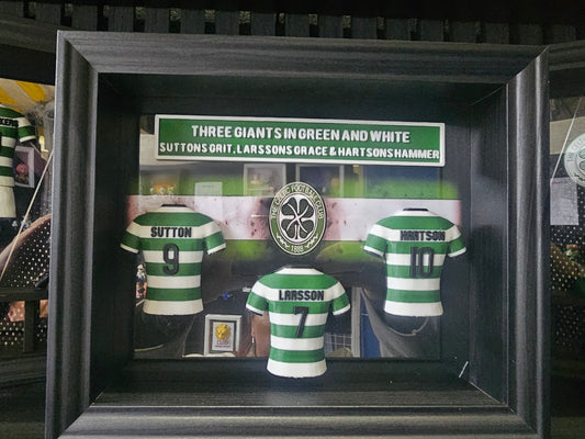 3D CELTIC ICON - SUTTON, LARSSON & HARTSON