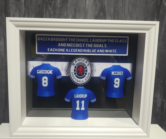 3D RANGERS ICON - GASCOIGNE, LAUDROP & MCCOIST